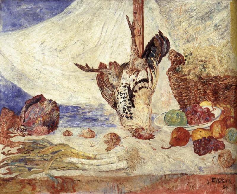 James Ensor The Dead Cockerel china oil painting image